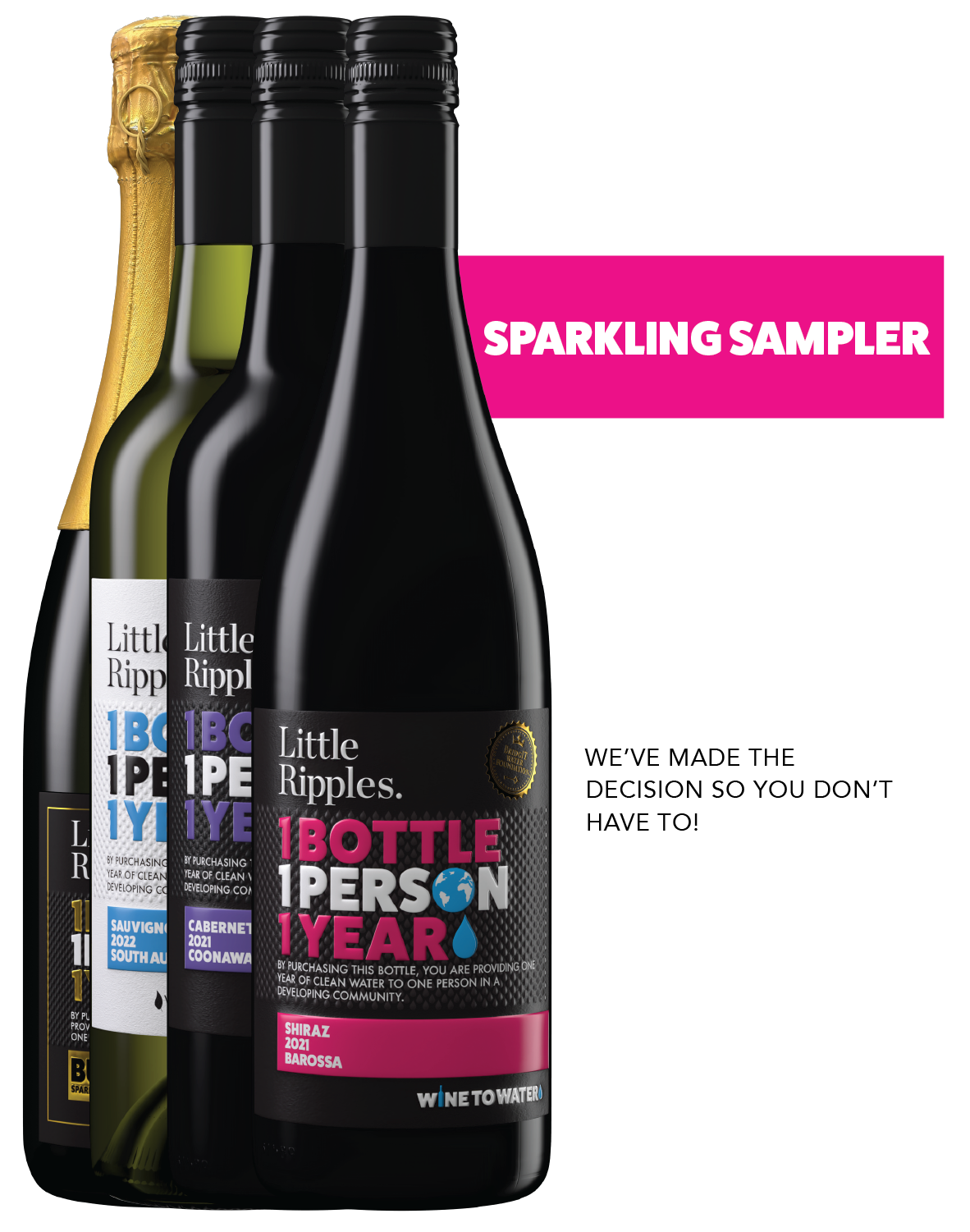 SPARKLING SAMPLER CLUB - 4 PACK - NEW