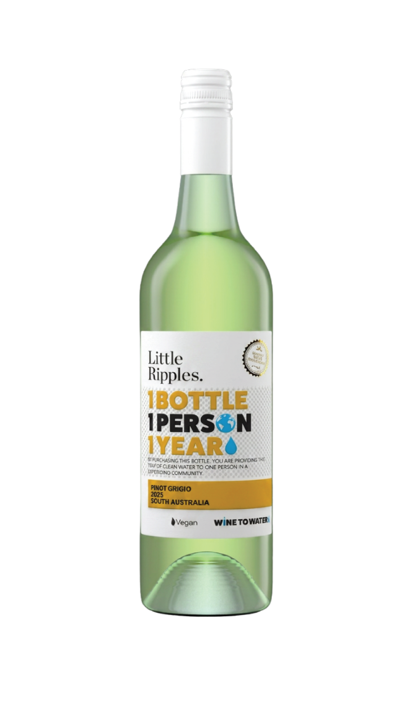 Zero Sugar Pinot Grigio – Vegan Australian White Wine | Single Bottle