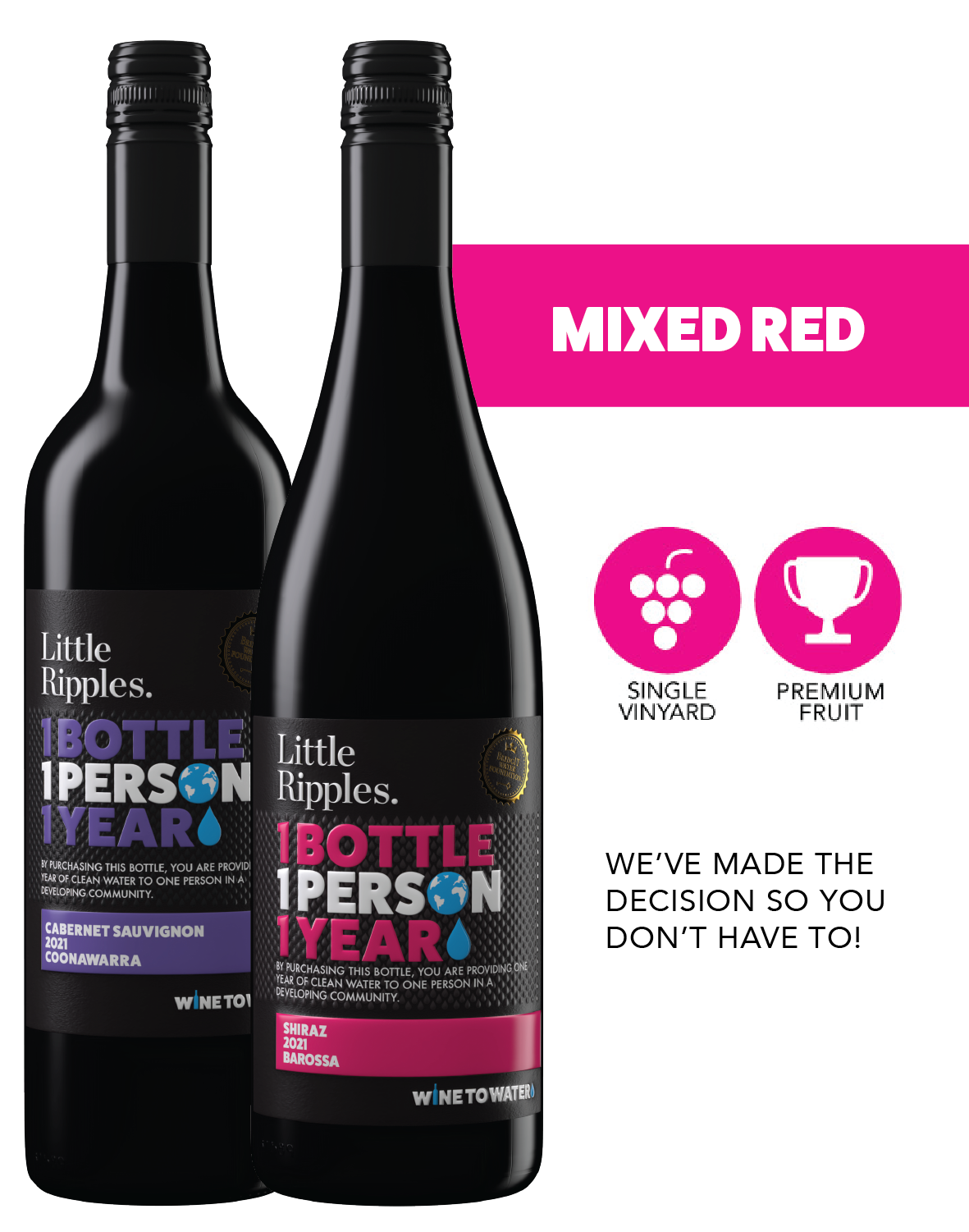 Mixed Red - 6 Pack