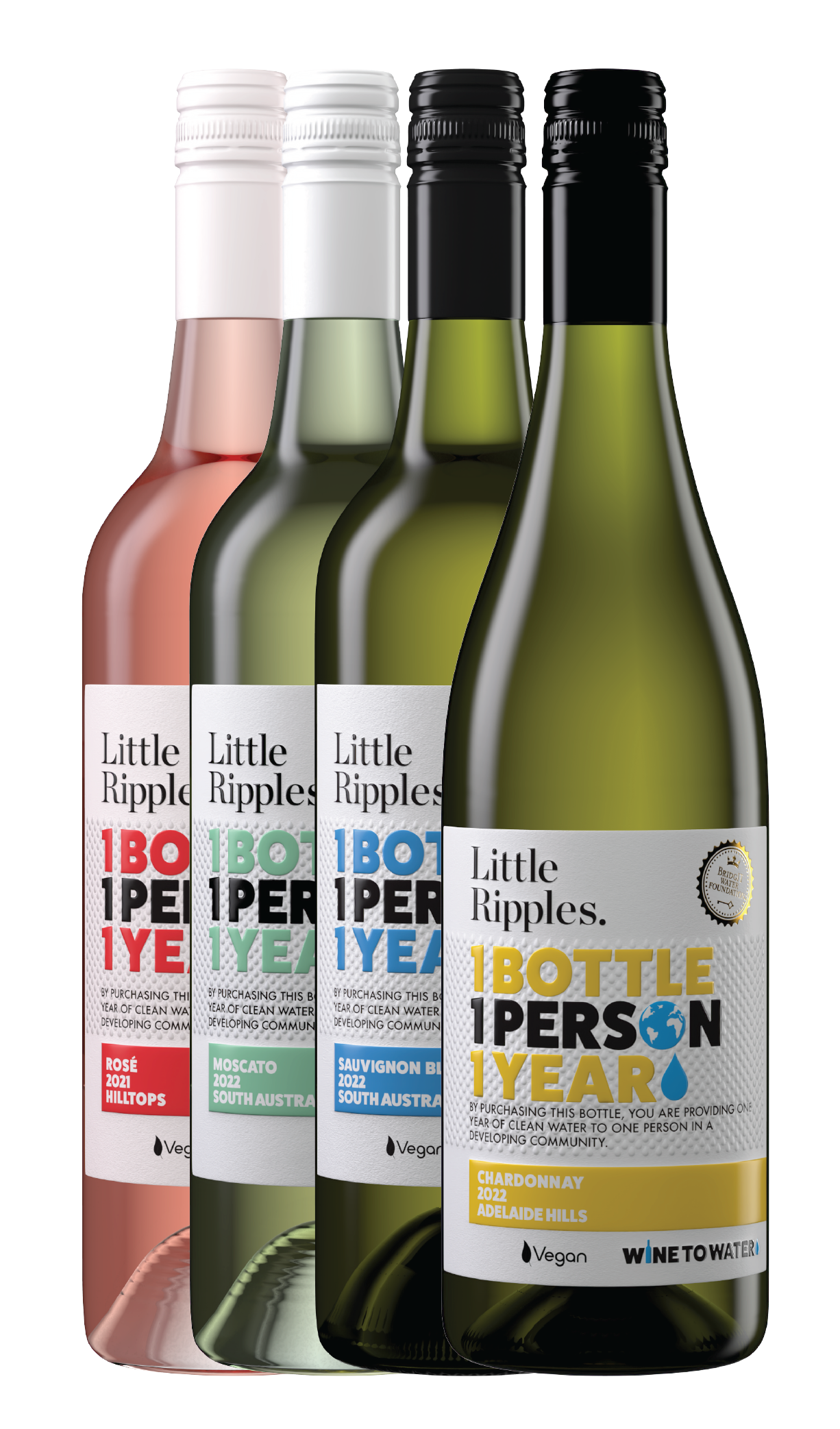 Little Ripples | Premium Australian Wines for a Cause | Mixed Wine 4 Pack