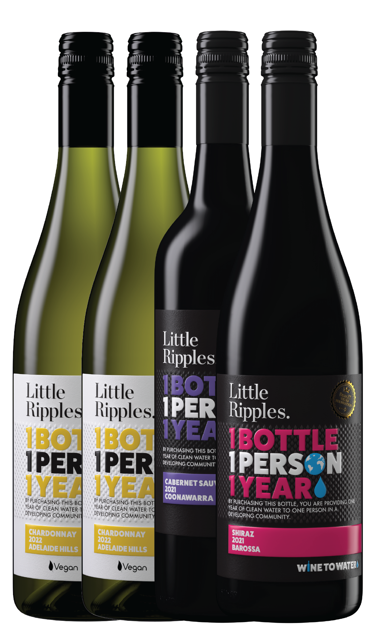 Little Ripples | Premium Australian Wines for a Cause | Mixed 4 Pack