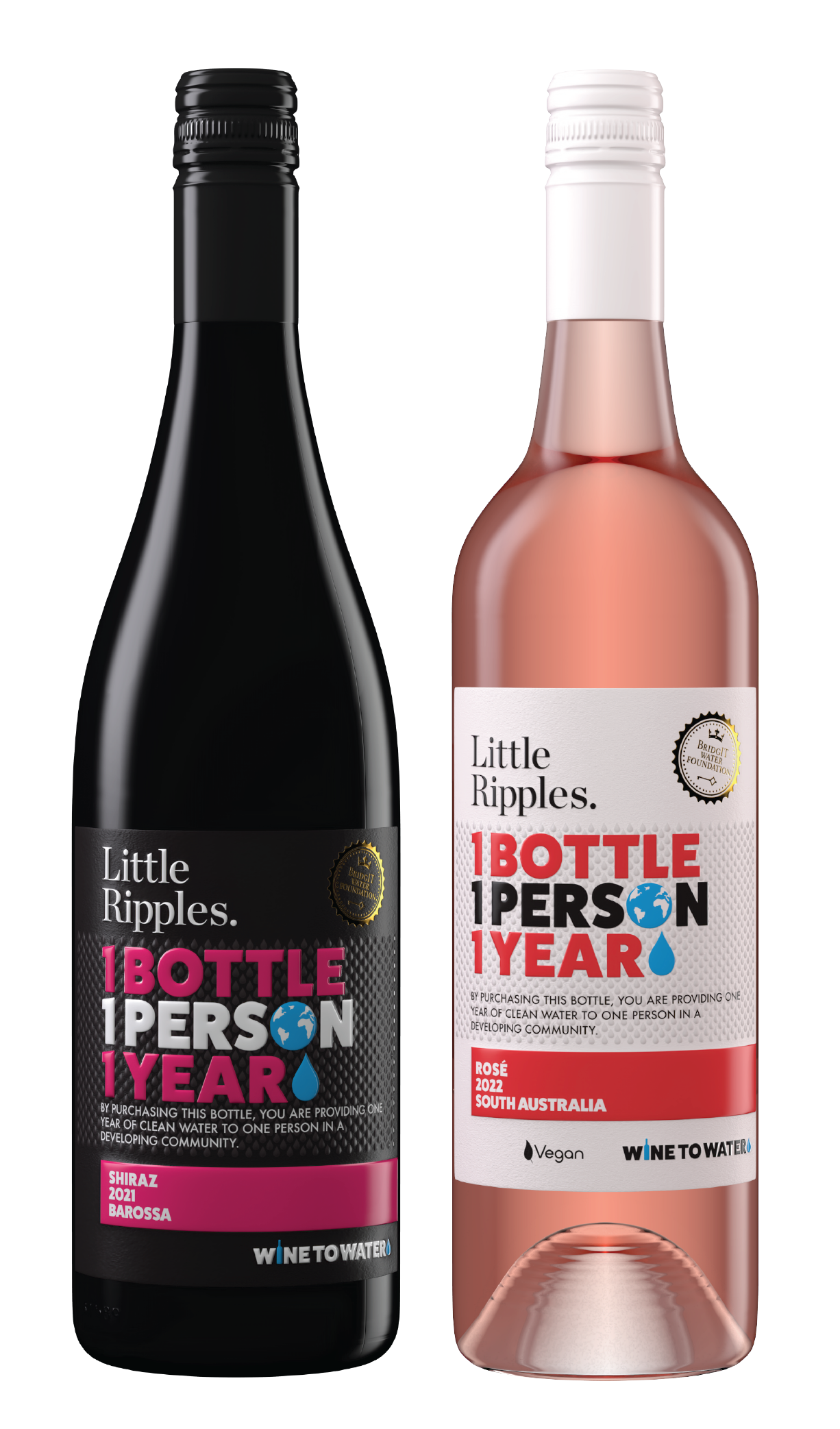 Little Ripples | Wines for a Cause | Adelaide Shiraz and Rosé